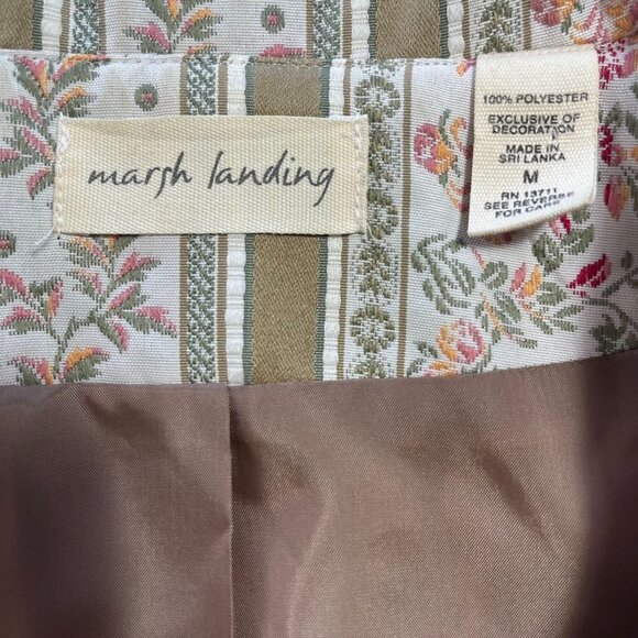 Marsh Landing Vintage Tapestry Brocade Blazer Jacket Ladies Size MED Victorian - Picture 6 of 6